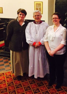 Ribchester Parishoners are confirmed at Great Mitton with the Bishop
