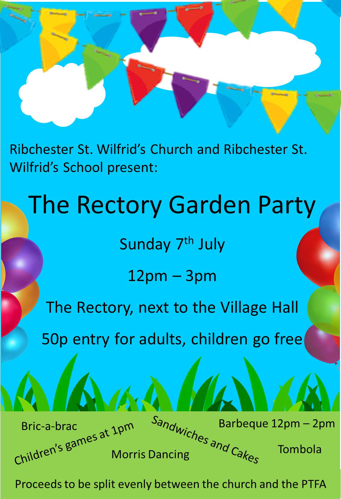 Rectory Garden Party Poster